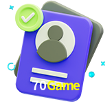 Tornar-se um membro do 70Game é muito simples